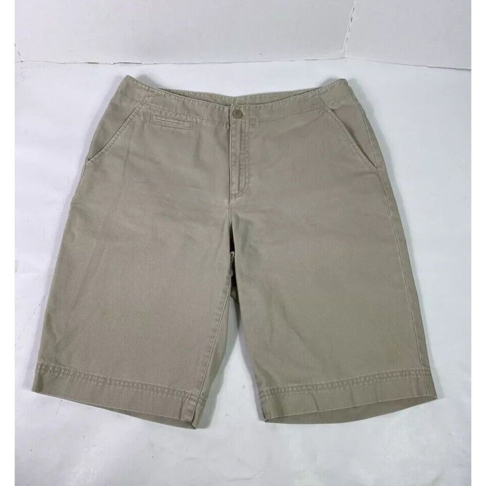 Rafaela Bermuda Shorts Size 8 Beige Womens golf Casual StreetWear‎